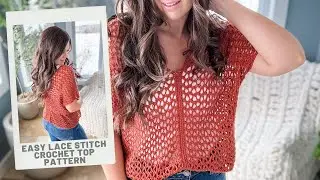 Free Crochet pattern - Rusty Road Crop Top - Easy Summer Crochet Top pattern