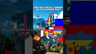 Can you find all errors on this Europe map 🧐 #foryou #mappers #shorts #news #fyp #viral