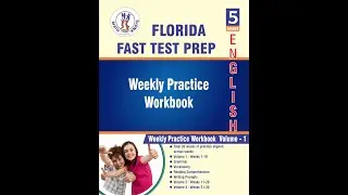 Florida FAST &ndash; 5th Grade ELA Test Prep Workbook Volume 1 | Book Preview Video