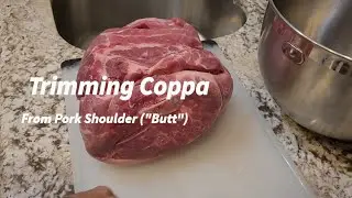 Trimming Coppa from a Pork Shoulder 