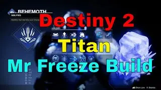 How to be Mr Freeze with this stasis titan build for destiny 2