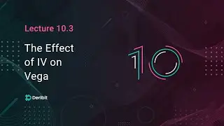 10.3 The effect of implied volatility on Vega - Deribit Options Course Basics