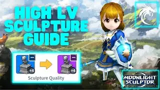 High Level Sculpture Crafting Guide! Moonlight Sculptor MMO!