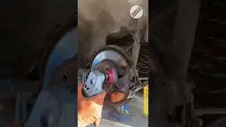 Watch This Rusty & Dirty Brake Rotor Get Cleaned Fast! #workshop