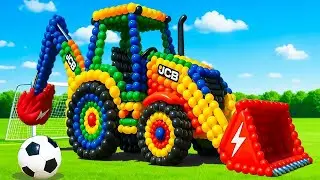The mascot vibrato assistant JCB placed on the football field is popular, co-produced, and creative