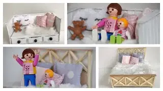 Playmobil Betten basteln//DIY//Teil 5//Pimp my Playmobil//Familie Bäcker