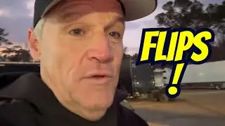 Crazy High Winds Have Cars Flipping At Volusia!