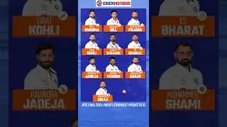 WTC Final 2023 I India's Strongest Predicted XI
