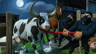 Old MacDonald’s Farm Robbery 😱 | All Animals Stolen! 🚜🐄 | Police Investigation 🚓 | Kids Story