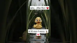 Lost Duckling &ndash; Will It Reunite with Its Mother? 😢 Heartwarming Story #LostDuckling #EmotionalStory