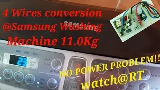 4 WIRES LANG PALA!!/SAMSUNG WASHING MACHINE WOBBLE 11.0Kg/ NO POWER PROBLEM.