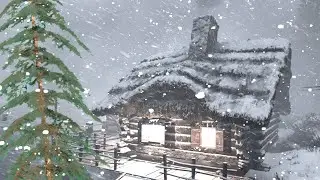 BRUTAL MERCILESS SNOWSTORM and HEAVY WIND sounds for sleeping. Incredibly strong snowstorm 2025