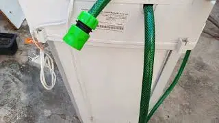 Como trocar a mangueira de entrada do tanquinho de lavar e adaptar um registro na saída! 💡💦🚿🔧