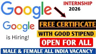 Google Internship 2026 | Associate Software Developer Internship | Apply Now | Internship In Google 