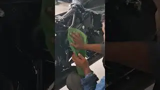 Bike Lamination Transformation 🏍️✨ | Satisfying Shine