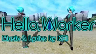 【Hatsune Mikuo V4x】Hello, Worker【VOCALOID4 Cover】【PDAFT Mod/Montaje PV】