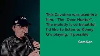 Cavatina / Soprano Sax (EWI on Kenny G vst) cover/The deer hunter