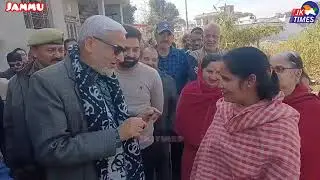 Reviews Key Civic Projects in JMC Wards 61 and 67 in #Jammu_North Assembly Constituency