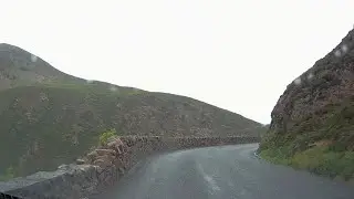 A rainy drive along the Sychnant Pass Road from Penmaenmawr to Conwy - 23/5/24 // dashcam footage