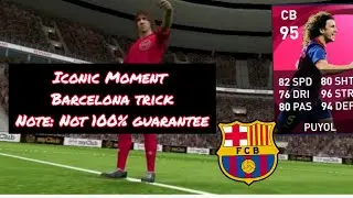 Iconic Moment Barcelona trick||Note: Not 100% guarantee|| PES2021||PESPoacher06