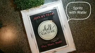 Cleaning your Chalk Couture board