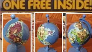 FREE INSIDE Episode 3: Cereal Premiums Cap'n (Captain) Crunch Fun Globe