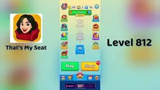 That's My Seat Level 812 Walkthrough | Puzzle Game Solution by SolutionGuruji