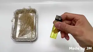 How to make a fire with an empty lighter