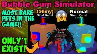 (SHINY) GIANT ROBOT & NORMAL GIANT ROBOT!! (Bubble Gum Simulator Roblox)