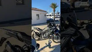 Installing new crash bars on my CF MOTO  450 MT #wheeliebar #cfmoto450mt #crashbar #bikelife #kotor