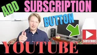 How to Add Subscription Button on Youtube Video with Branding Watermark 2019