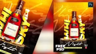 How to Design a Club/Beach Party Poster or Flyer  I Photoshop Tutorial + FREE PSD (for beginners)