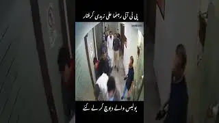 PTI Leader Ali Zaidi Arrest Video | PTI Official | Imran Khan | Shorts | News | Pakistan