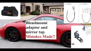 Установка крепления Blendmount/переходника зеркала на Porsche 911 (Uniden R7). Допущенные ошибки ...