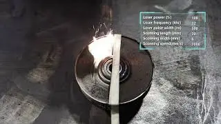 Car Part Rust Stains Removal by Pulse Laser Cleaning Machine