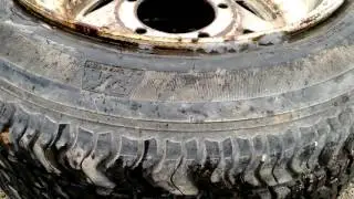 The problem with a stretched tire