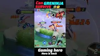 Can greninga survive 😨🤔 | gaming hero hero is back #pokemon #gaminghero  #heroisback