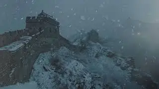 Snowstorm Sounds for Sleeping | Gusty Blizzard & Wind Sound Effect | Winter Ambience