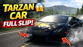 Tarzan Wonder Car 🌀 Lamborghini Huracan Gone Wild 😱 | Full Slip Challenge Race | ETS2
