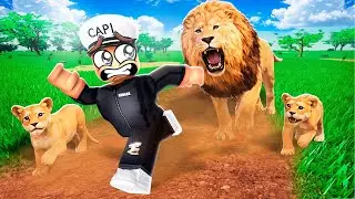SAVANNAH LIFE of a LION in ROBLOX