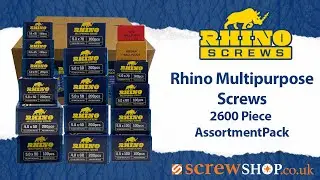 RHINO MULTIPURPOSE SCREWS 2600 ASSORTMENT PACK FROM SCREWSHOP