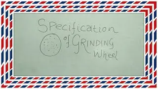 Grinding wheel specification. GATE2020. Mechanical engginering #cil