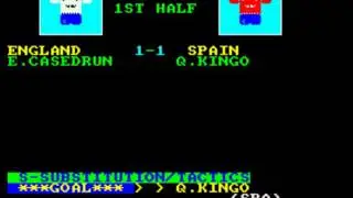 International Football (Cult Games, 1989, ZX Spectrum)