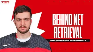 Mathis Rousseau teaches behind the net retrieval | Team Canada Skills