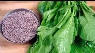 किलो किलो पालक अकेले खा जाएंगे जब इस अनोखे तरीके से पालक और काली मसूर बनाएंगे ॥ Palak Kali Masoor I