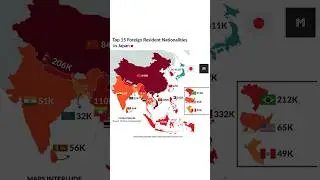 Top 15 #foreign #resident #nationalities in #japan #maps #asia #china #india #indonesia #nepal