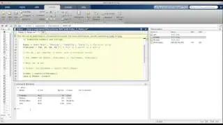 MATLAB Video 5: num2str function, example using the char function