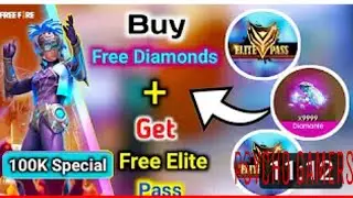 free fire free elite pass and diamond  spin and win app bug  99999+  unlimited diamond