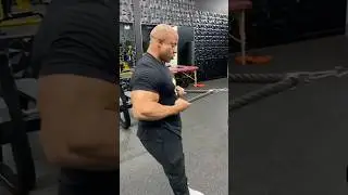 Victor Martinez shows a cable Back exercise