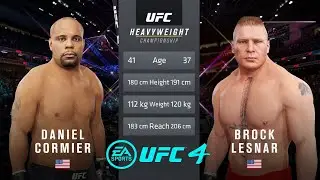 DANIEL CORMIER VS BROCK LESNAR!! - UFC 4